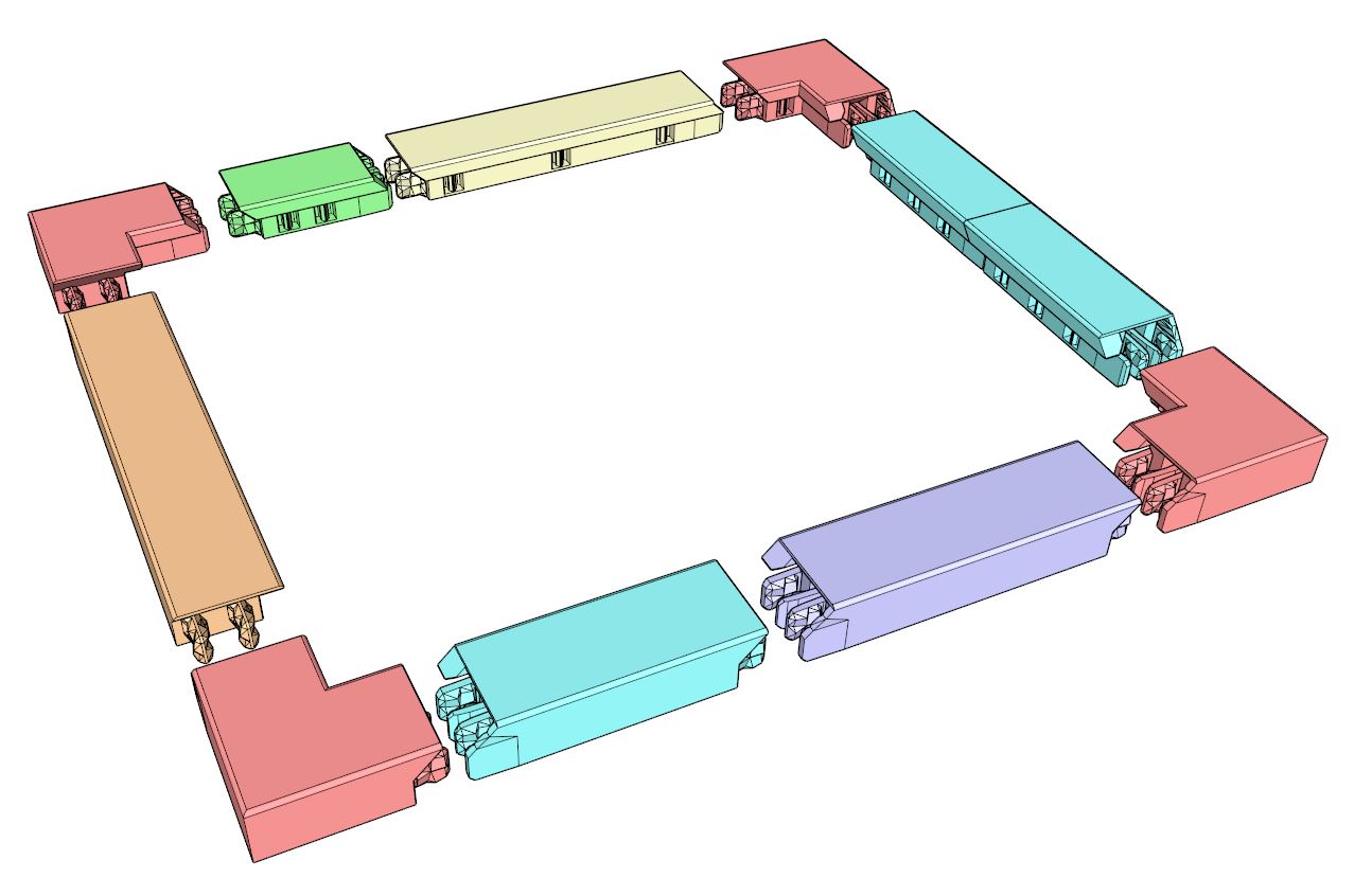 Snap-Together Modular Picture Frame