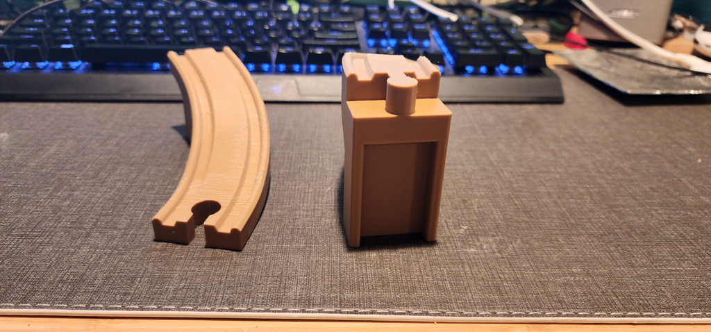 Brio Bridge Ramp, 90° Corner Keyed for A1 mini