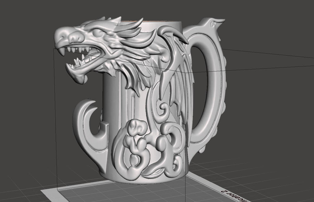 Dragon Can Holder (0.5L + 12oz Cans) - Beer mug
