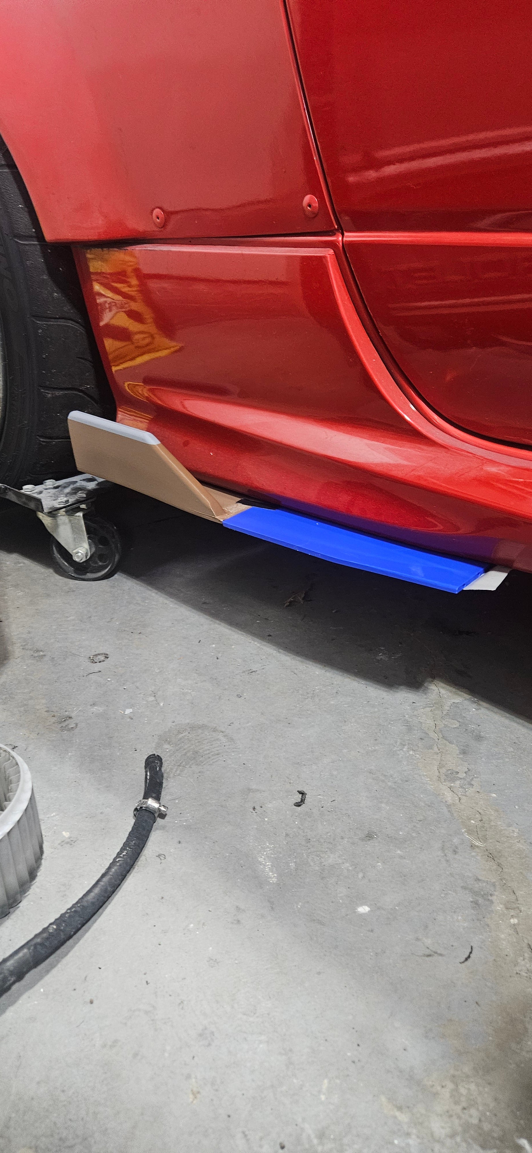 Side skirt canard universal