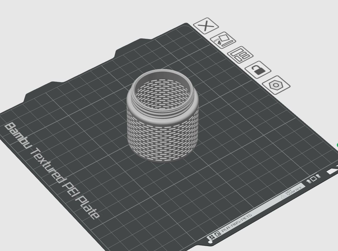 Silica Gel Spool Container + Hygrometer Cap