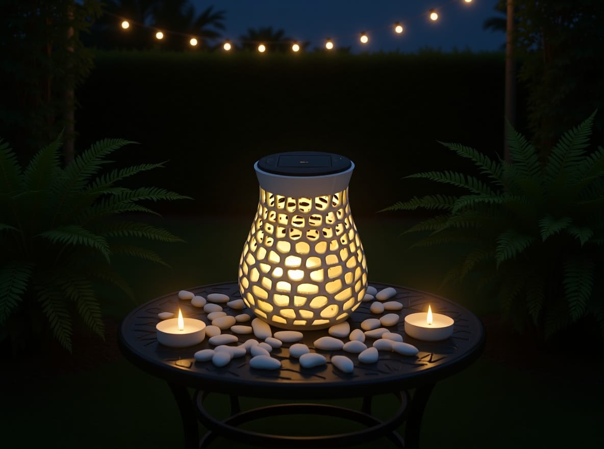 Solar Voronoi Glow Vessel