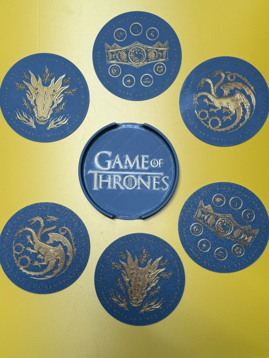 Game of Thrones coaster set with container