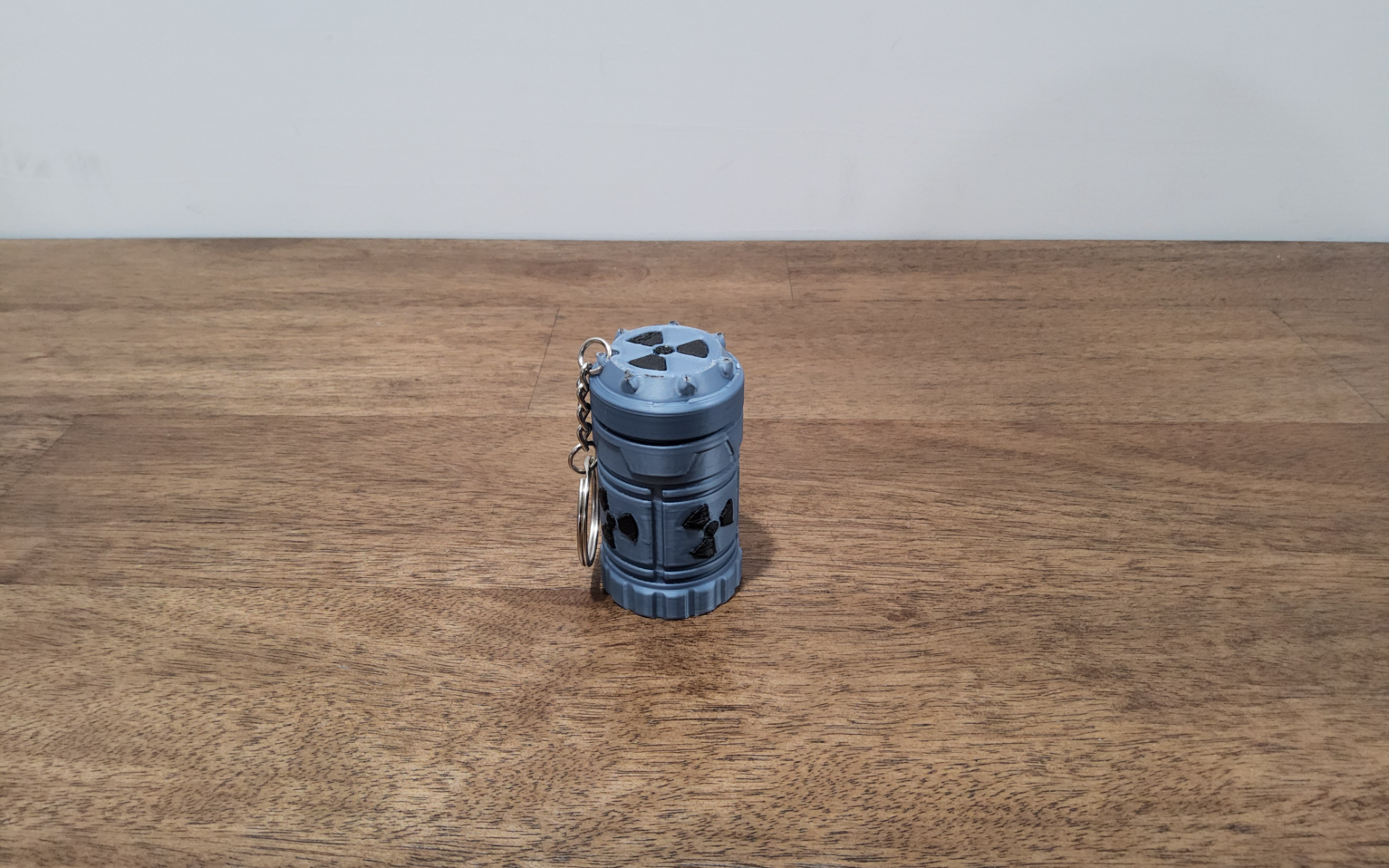 Nuclear pill container Keychain