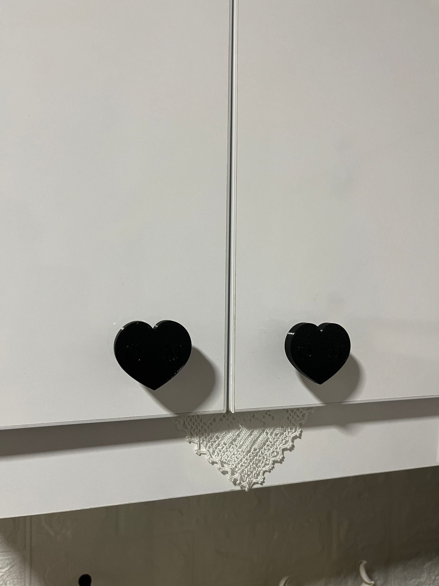 Heart-Shaped Cabinet Knob / Drawer Pull