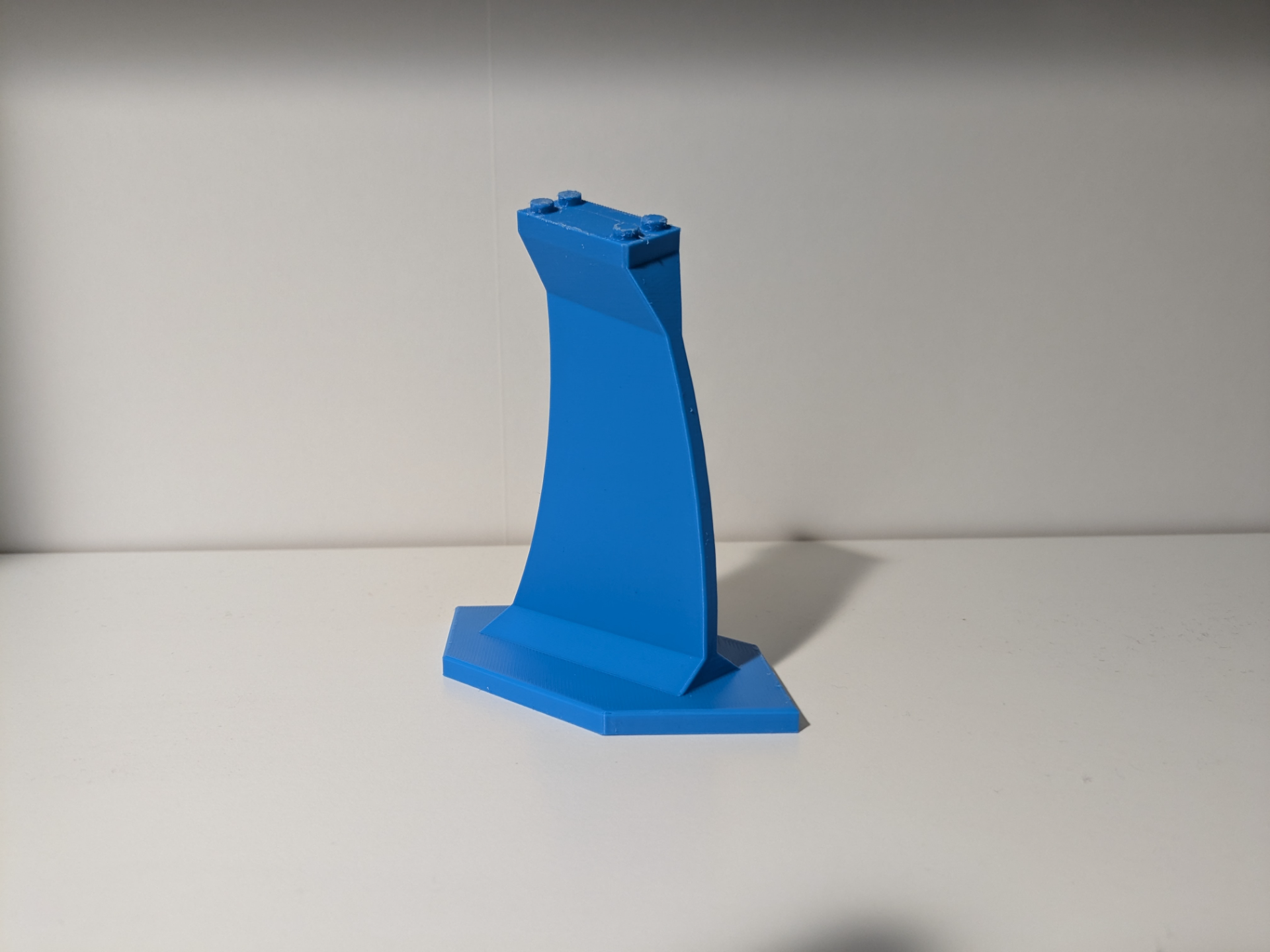 Angled Brick Ship Display Stand, Compound Angle