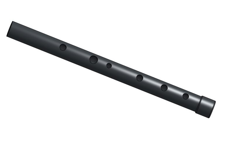 Hybrid Bansuri Inspired Keyless Transverse Flute