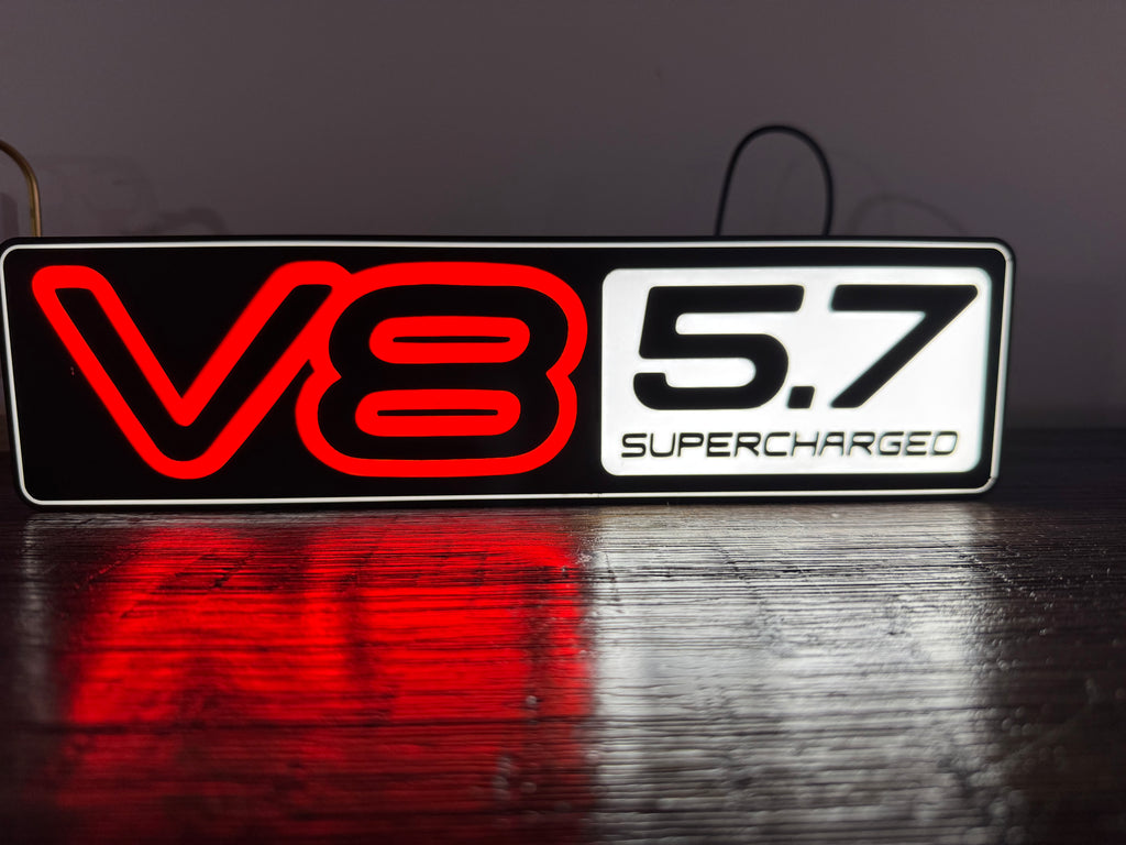 Holden Commodore: V8 5.7L Supercharged Logo Badge