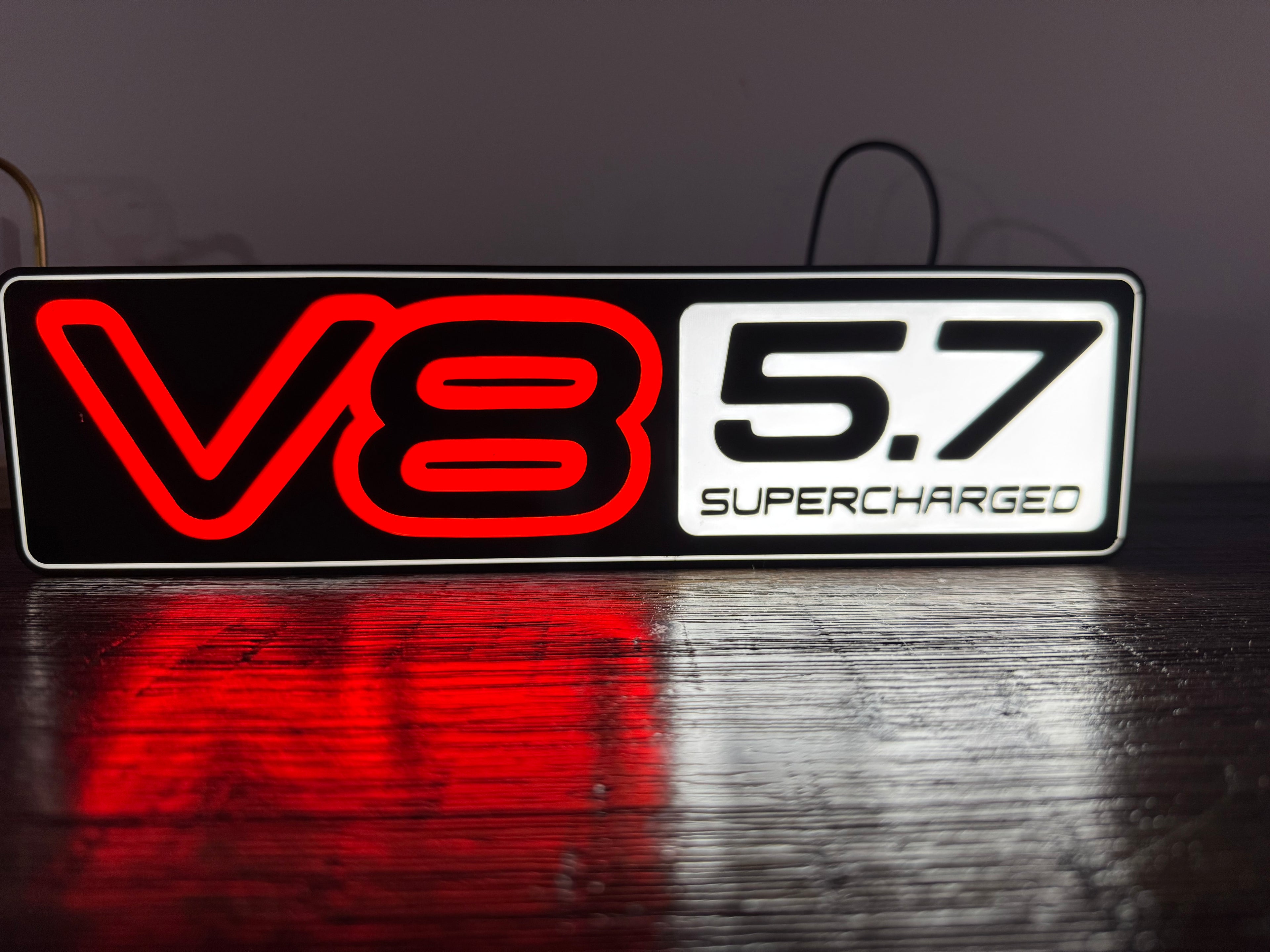 Holden Commodore: V8 5.7L Supercharged Logo Badge