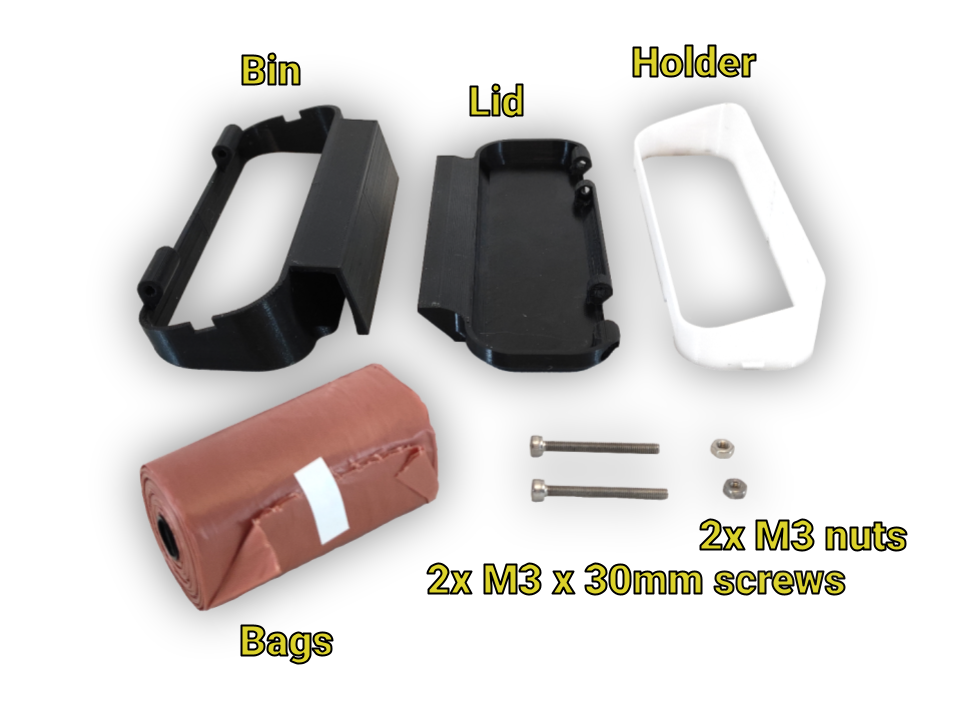Car Door Trash Bin