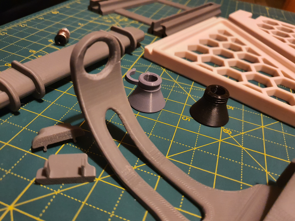 Spool Holder for Bare and Honeycomb Storage Wall