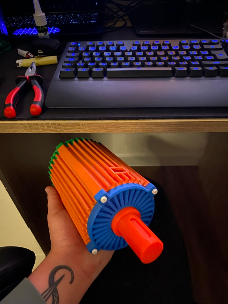 Realistic Industrial Electric Motor Model