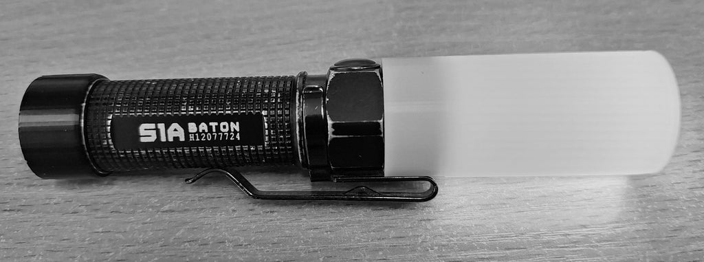Diffuser for OLIGHT S1A Baton flashlight