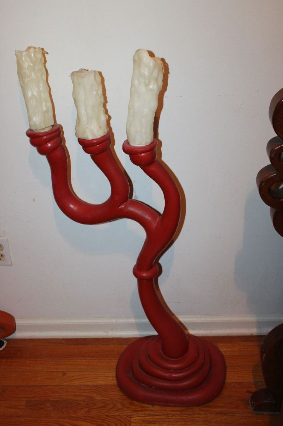 Whoville Grinch Inspired Candelabra Candlestick
