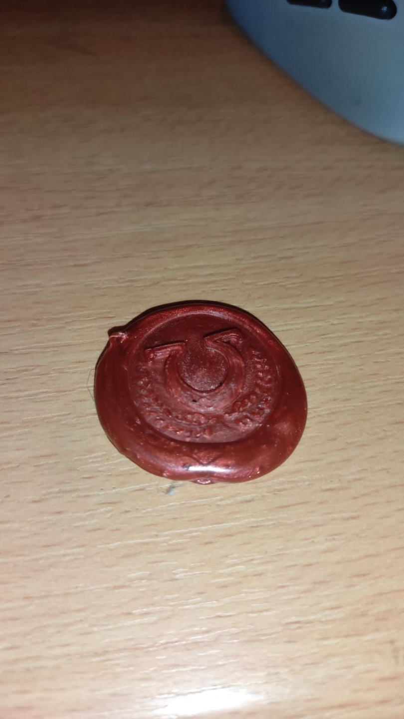 Make your own wax stamp purity seal