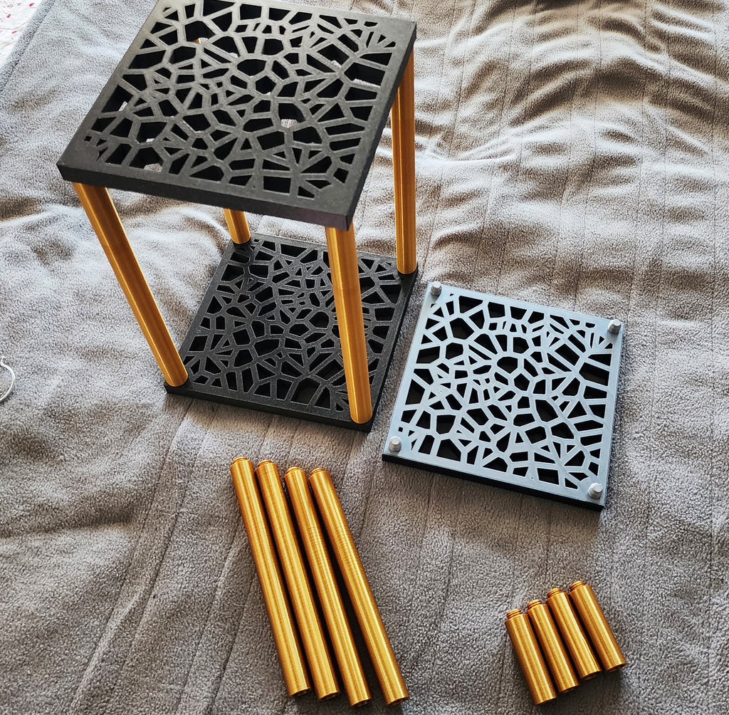 20x20cm Voronoi Tower Shelf