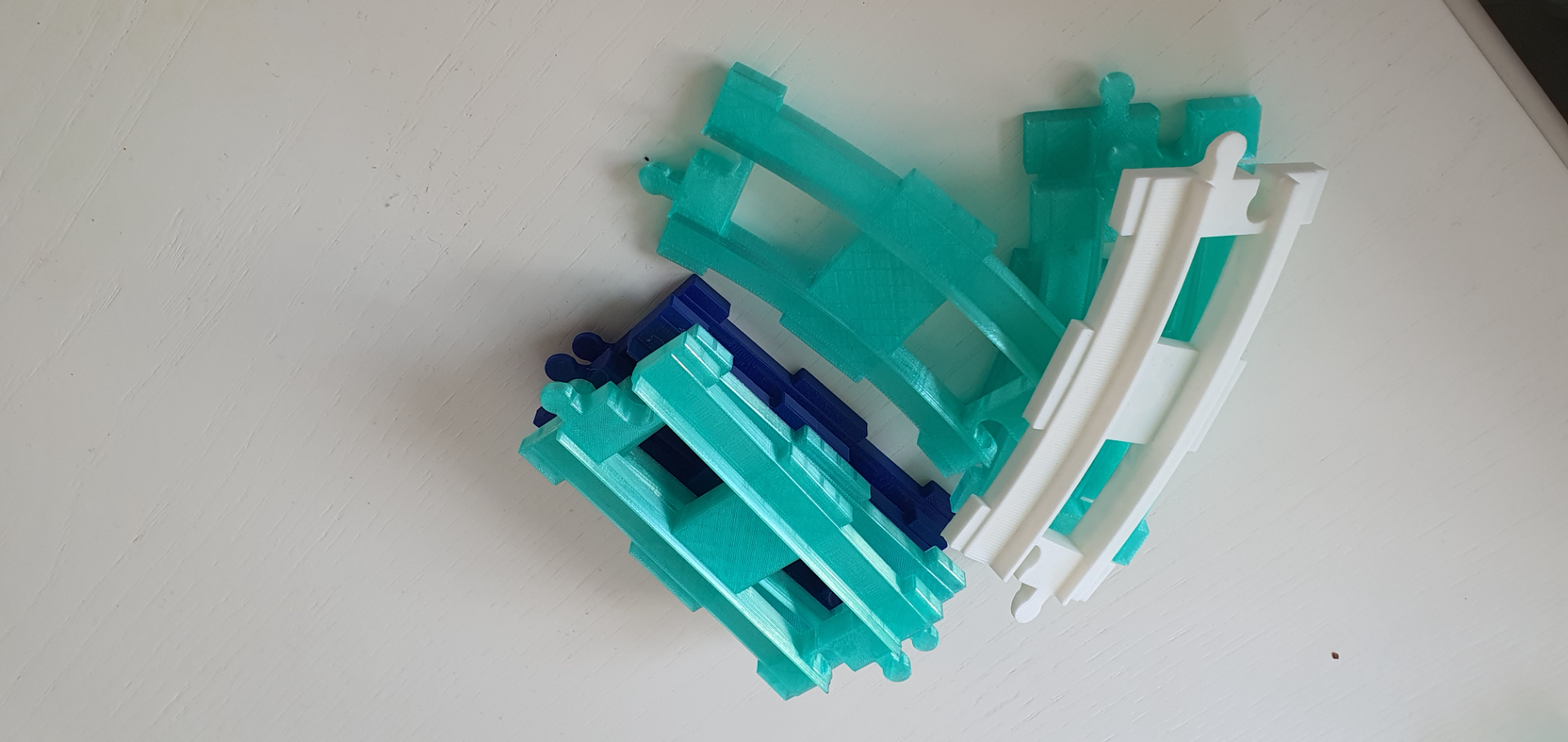 BRICK DUPLO TRAIN CURVE RAIL