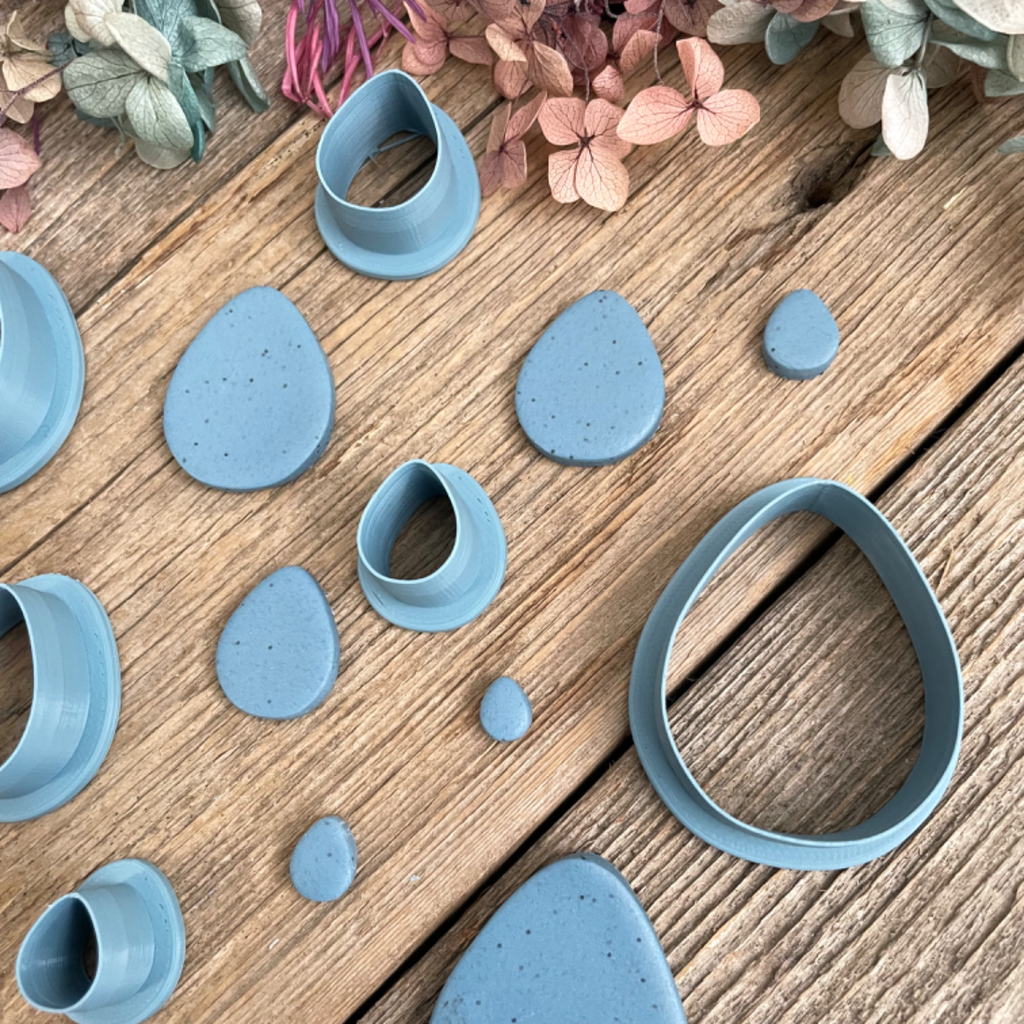 Egg Clay Earring Cutter
