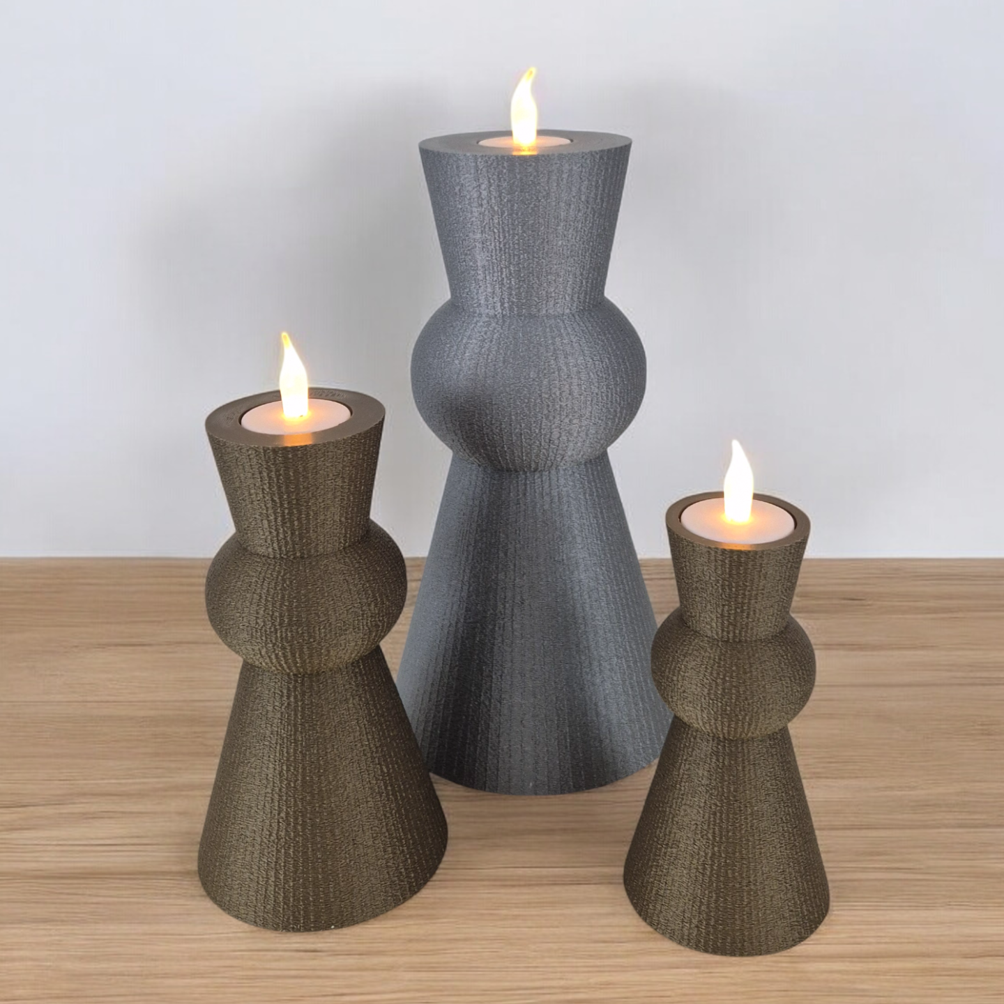 Chandelier - candle stick - tea light - 3 sizes