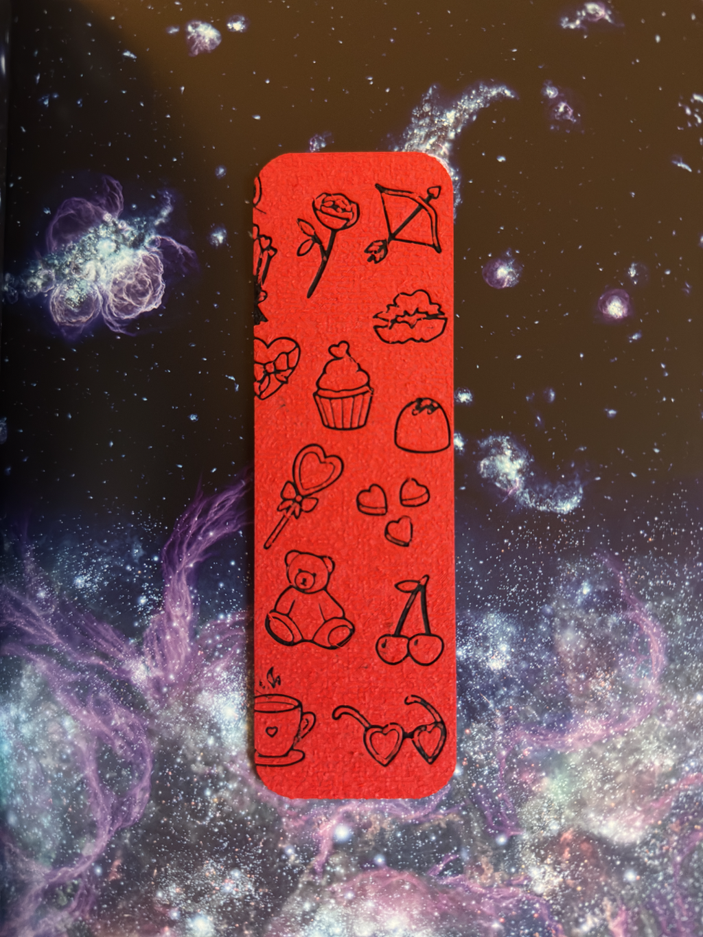 Valentines Day minimalistic Bookmark Hueforge
