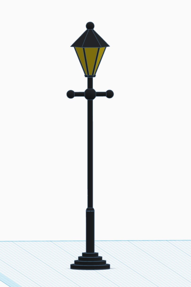 English street lantern light