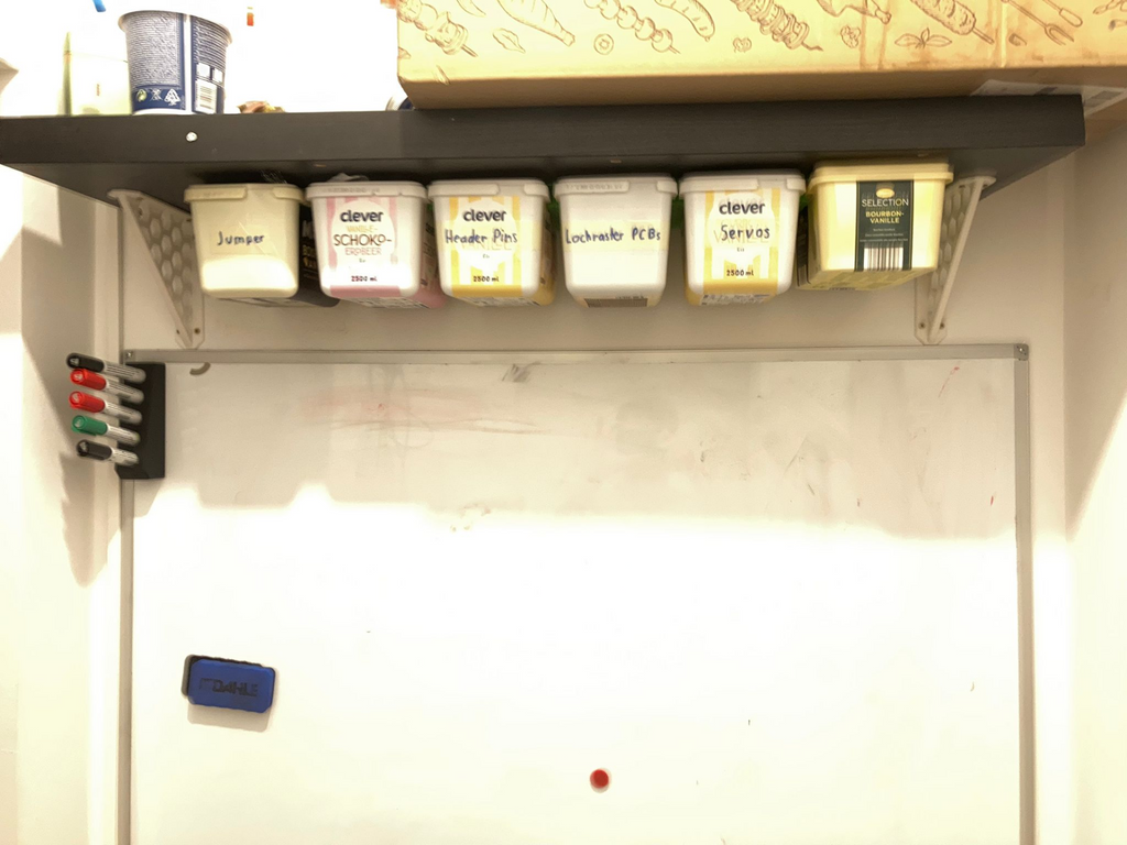 Ice cream tube drawer