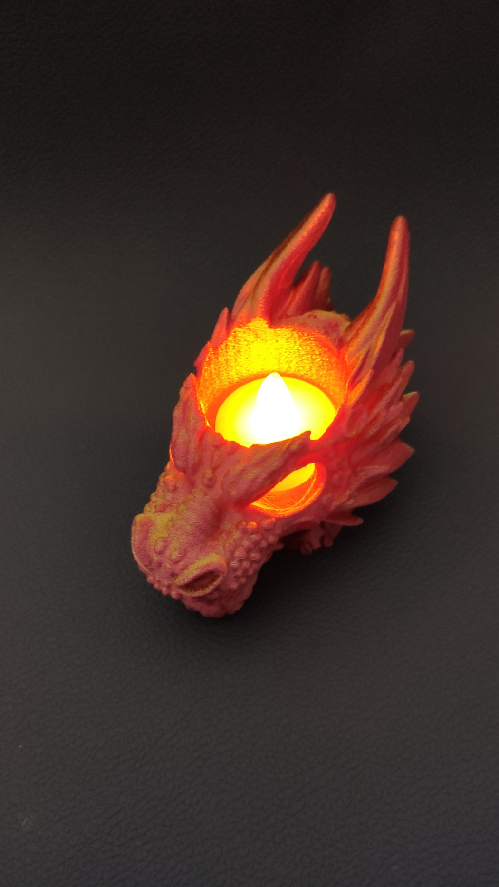 Mini Dragon Head - LED tea light holder