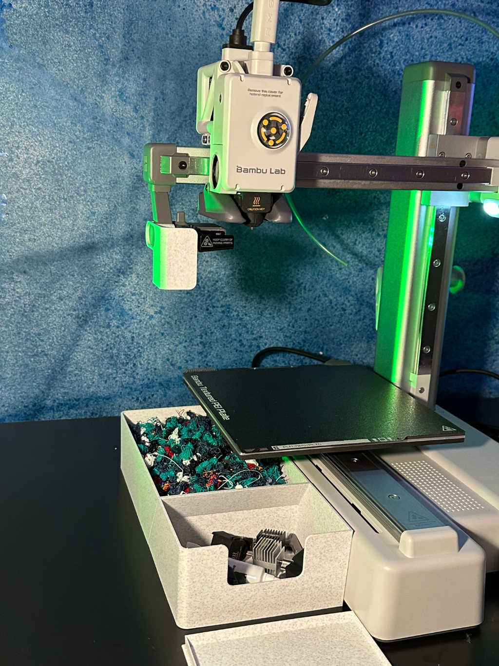 Poop Catcher with Tool Storage for A1 mini