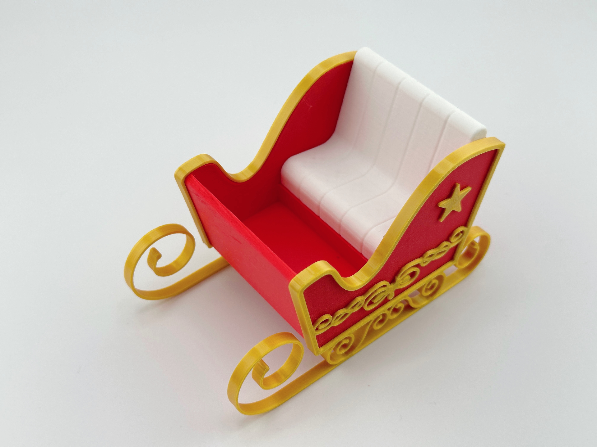 CHRISTMAS SANTA'S SLEIGH - NO SUPPORTS NEEDED - COMMERCIAL LICENSE