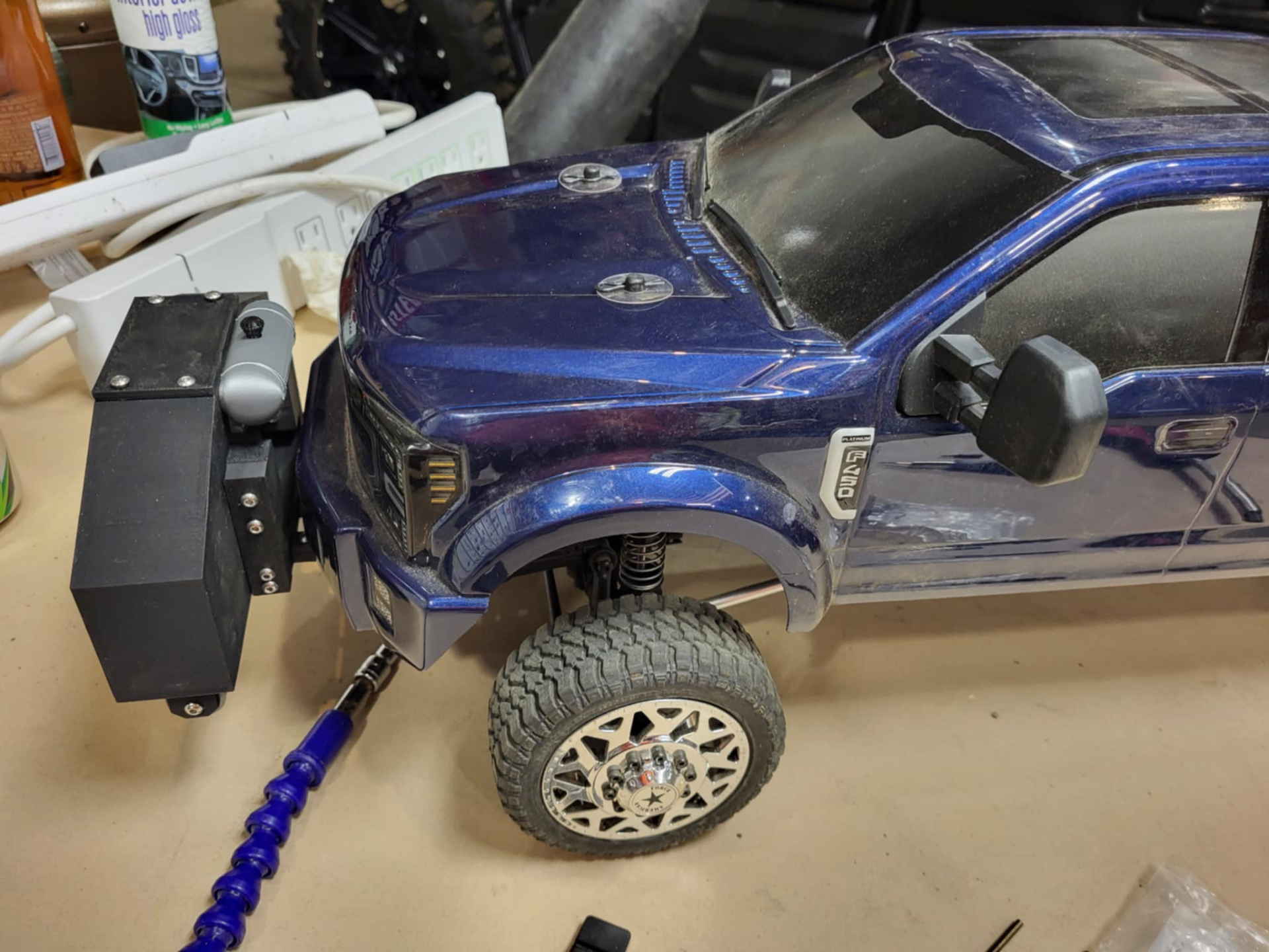 Scx Trx Cen Weight Box for RC Puller