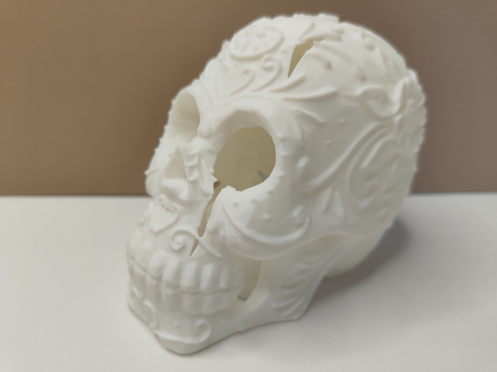 Halloween Skull Candle Lamp