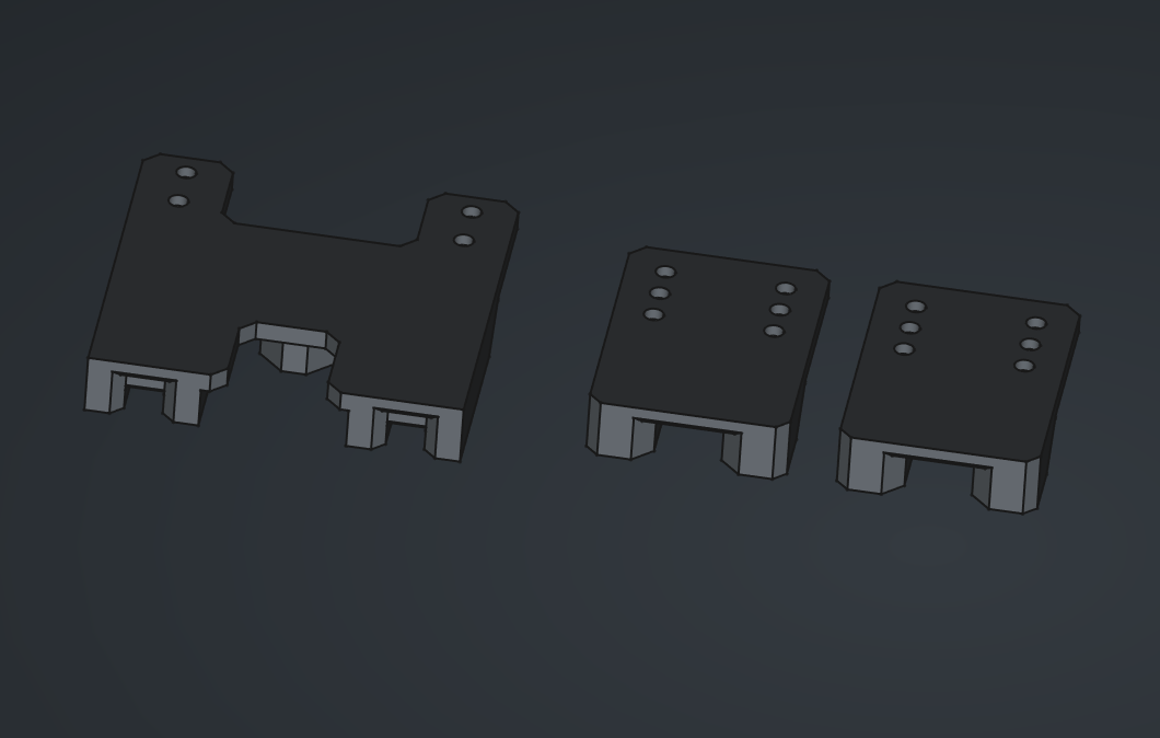 Logitech G29/G920/923 mounting plates