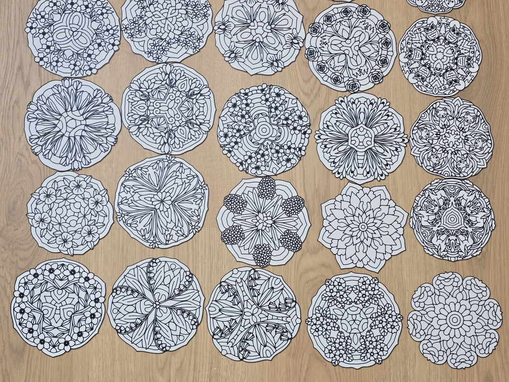 Mandala Coloring Collection Pack