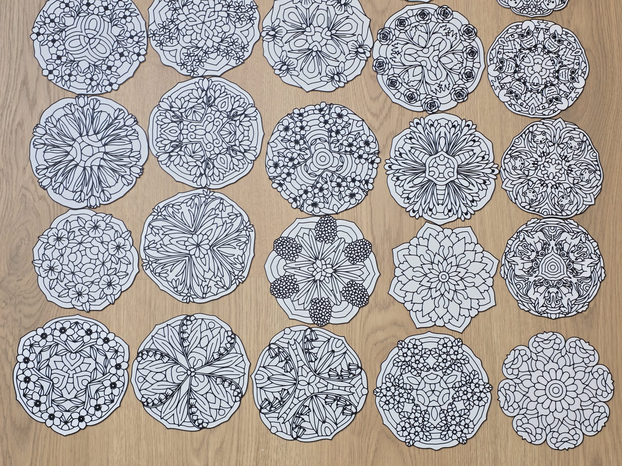 Mandala Coloring Collection Pack