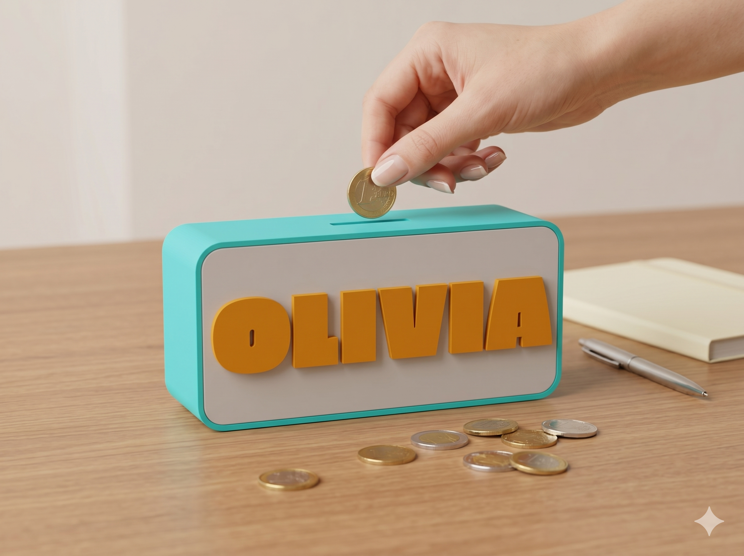 Parametric Name Piggy Bank Maker