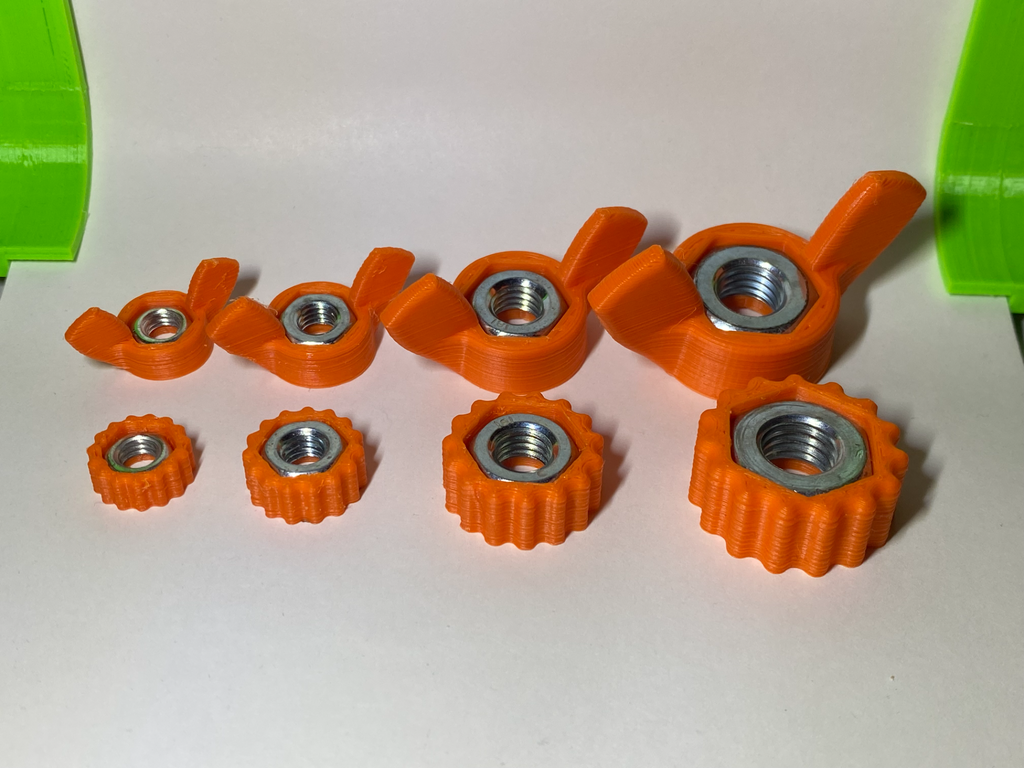 Nuts Knobs/Wing Nuts M5-M12
