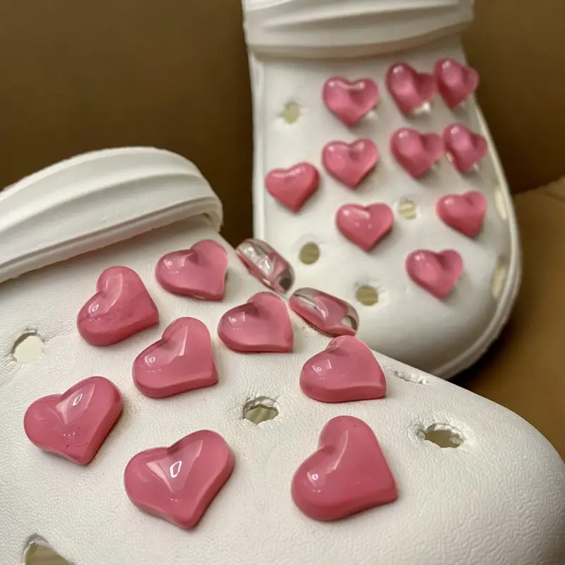 heart croc charm