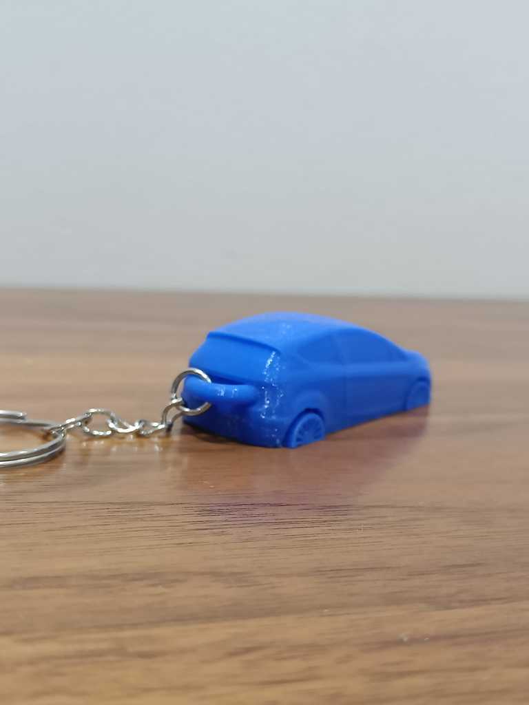3D Ford Fiesta 2012 Keychain