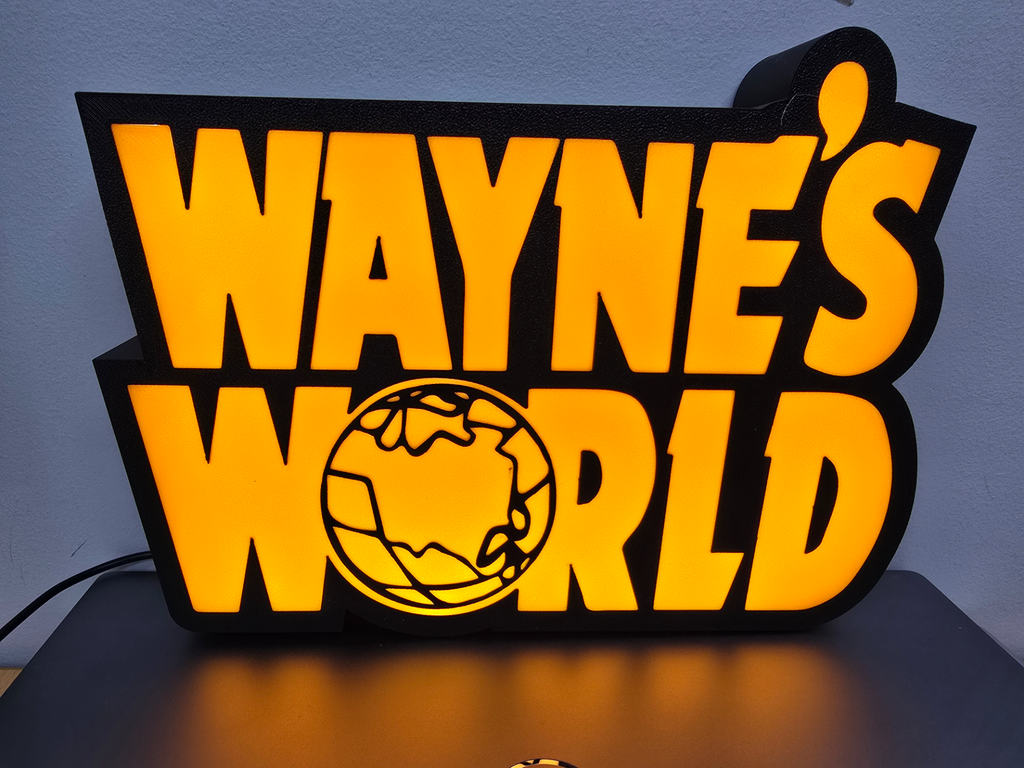 Wayne's World Light Box