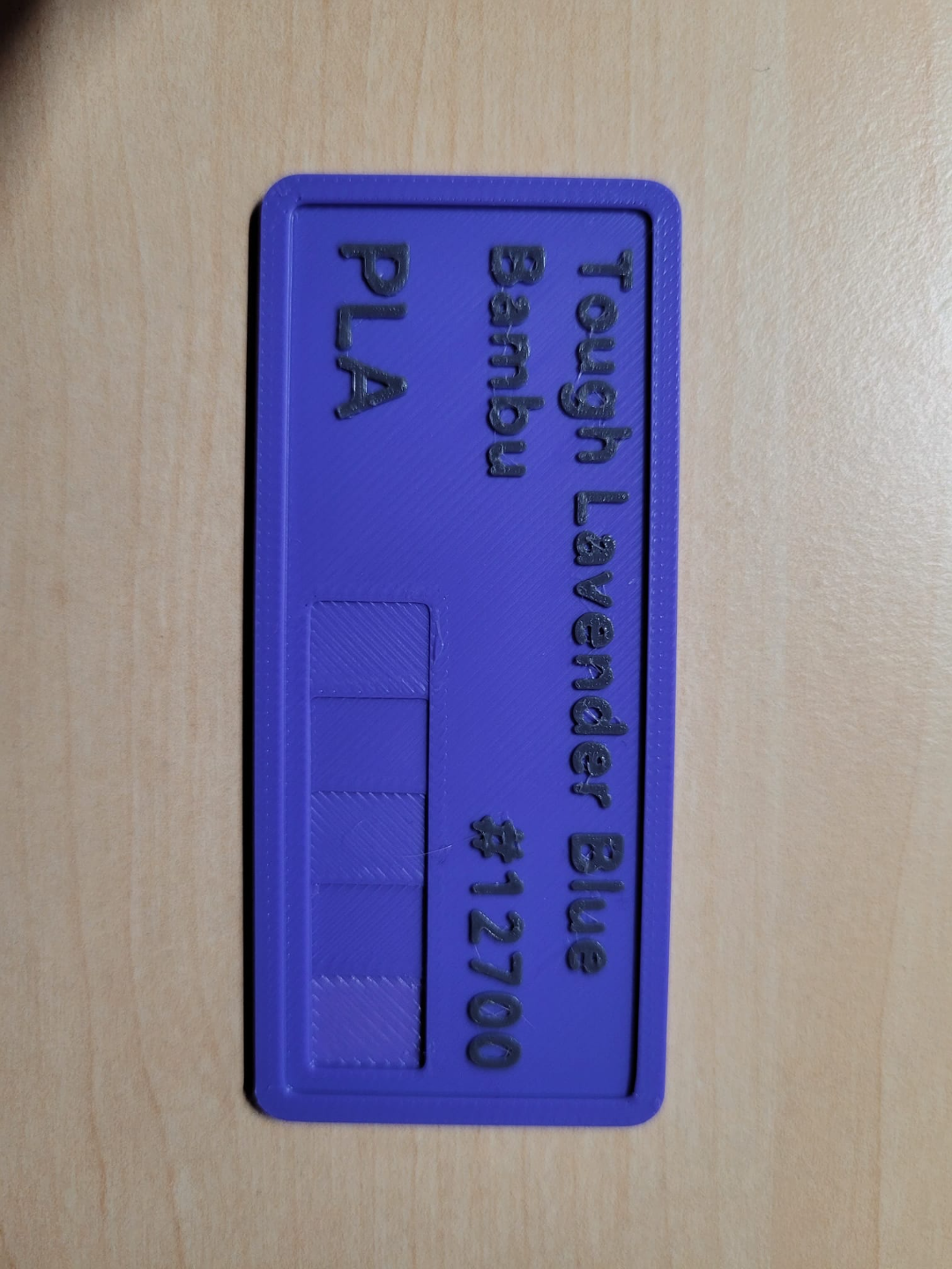 Bambu Filament Swatches