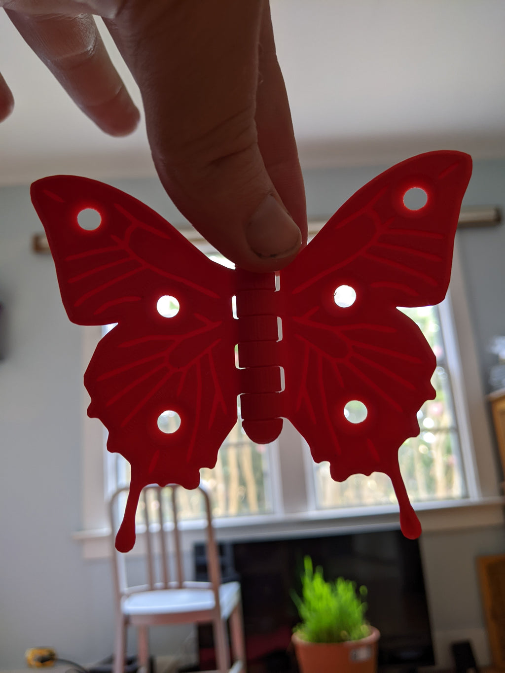 Swallowtail Hinge Print-in-Place
