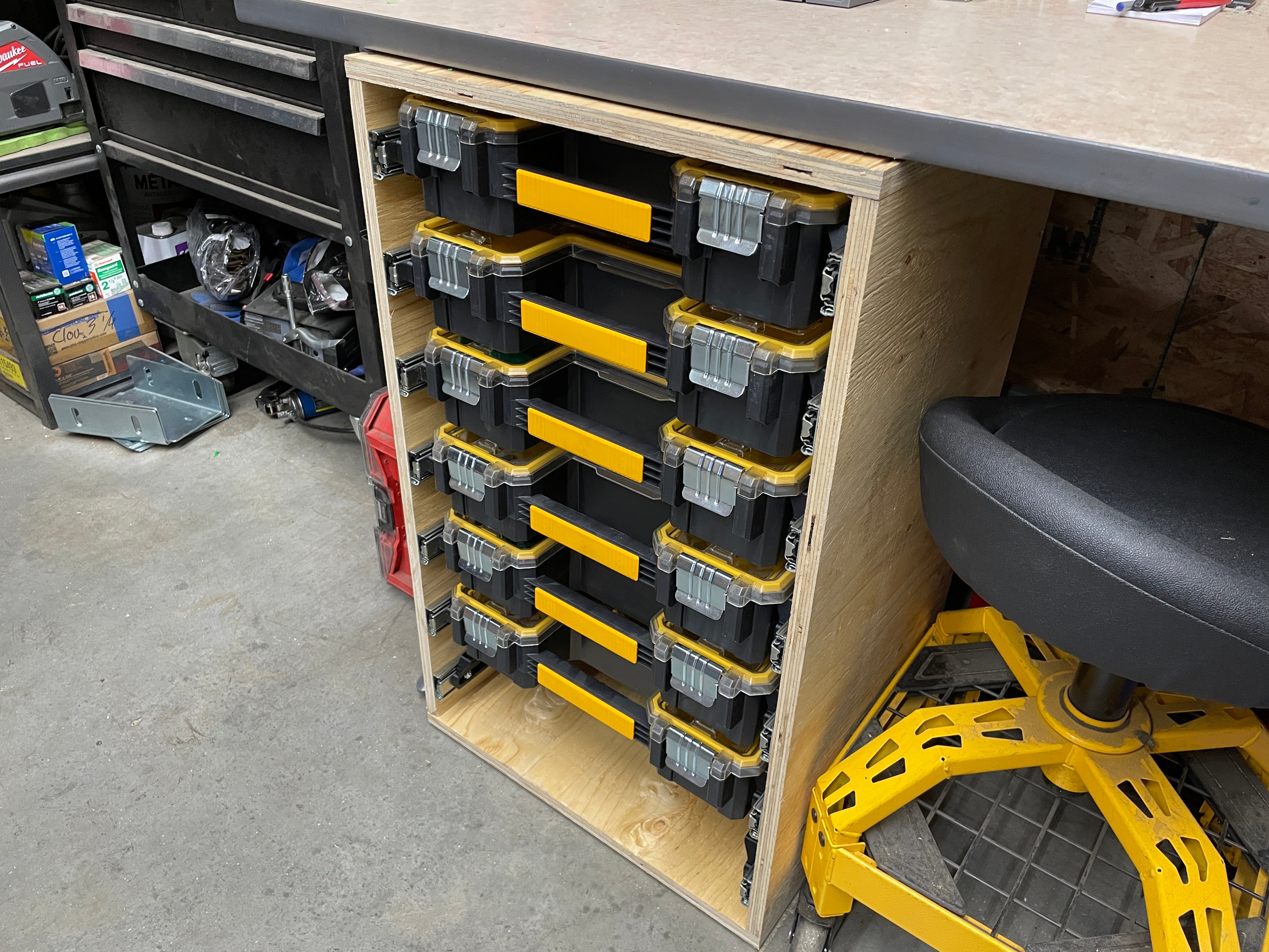 Dewalt Shallow Pro Organizer Slider Brackets