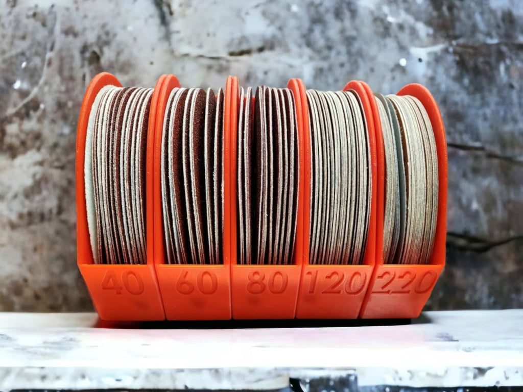 Quick-Grab 6″ / 150mm Sanding Disc Organiser Set