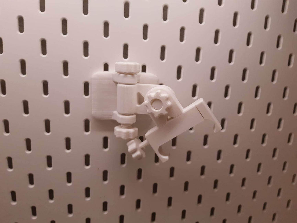 Adjustable Skadis phone mount