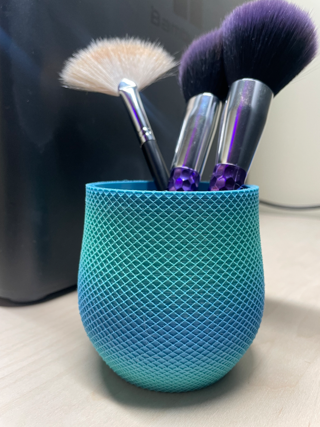 Strip Pen or Make up Brush Holder