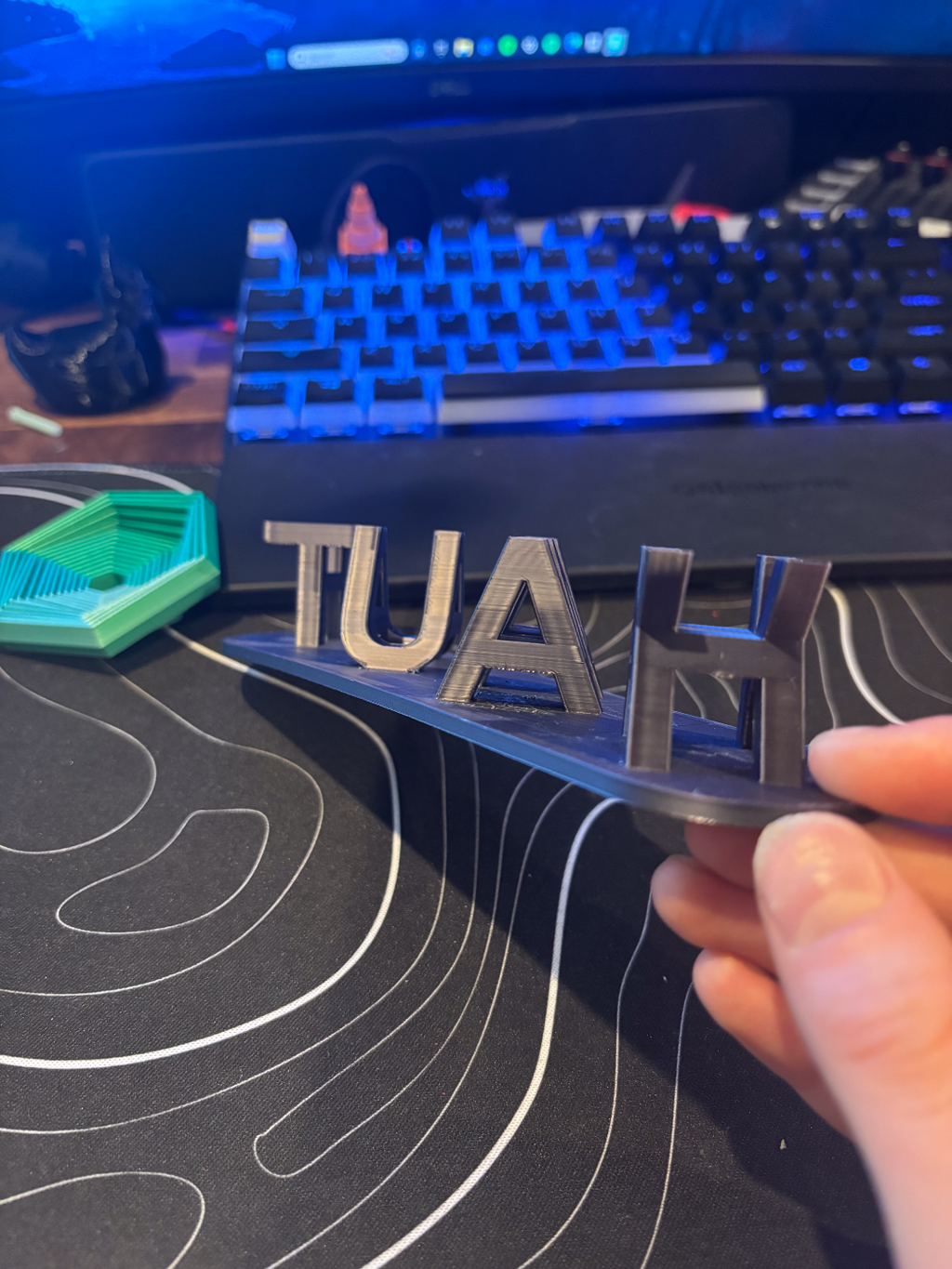 hawk Tuah flip sign