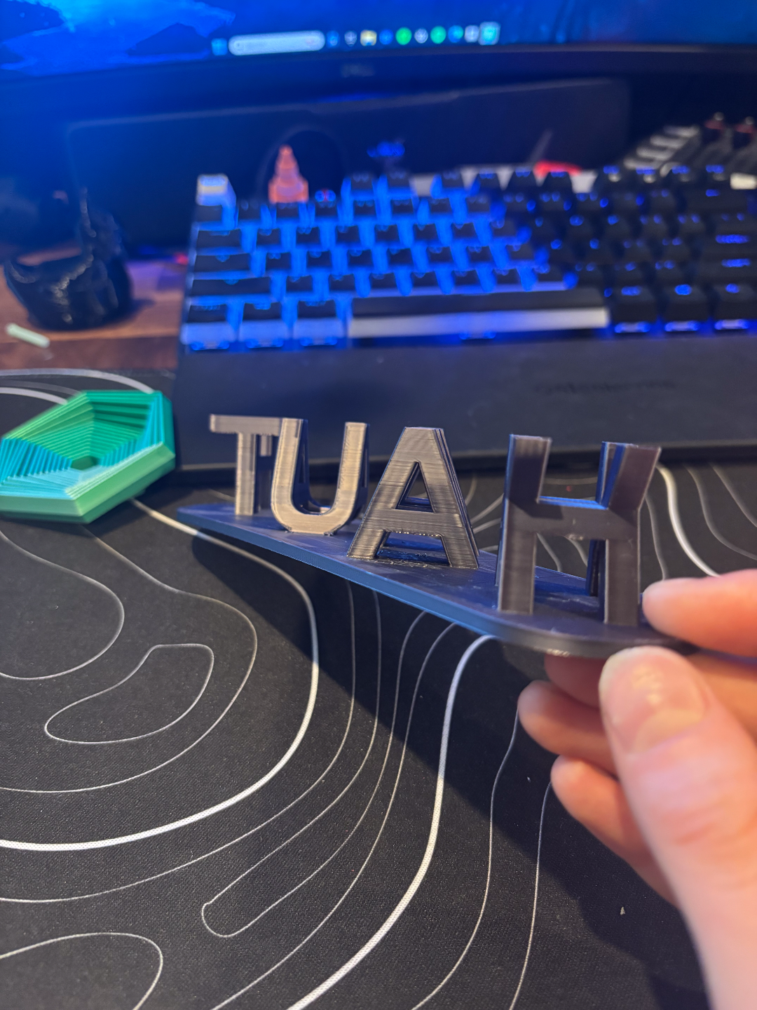 hawk Tuah flip sign