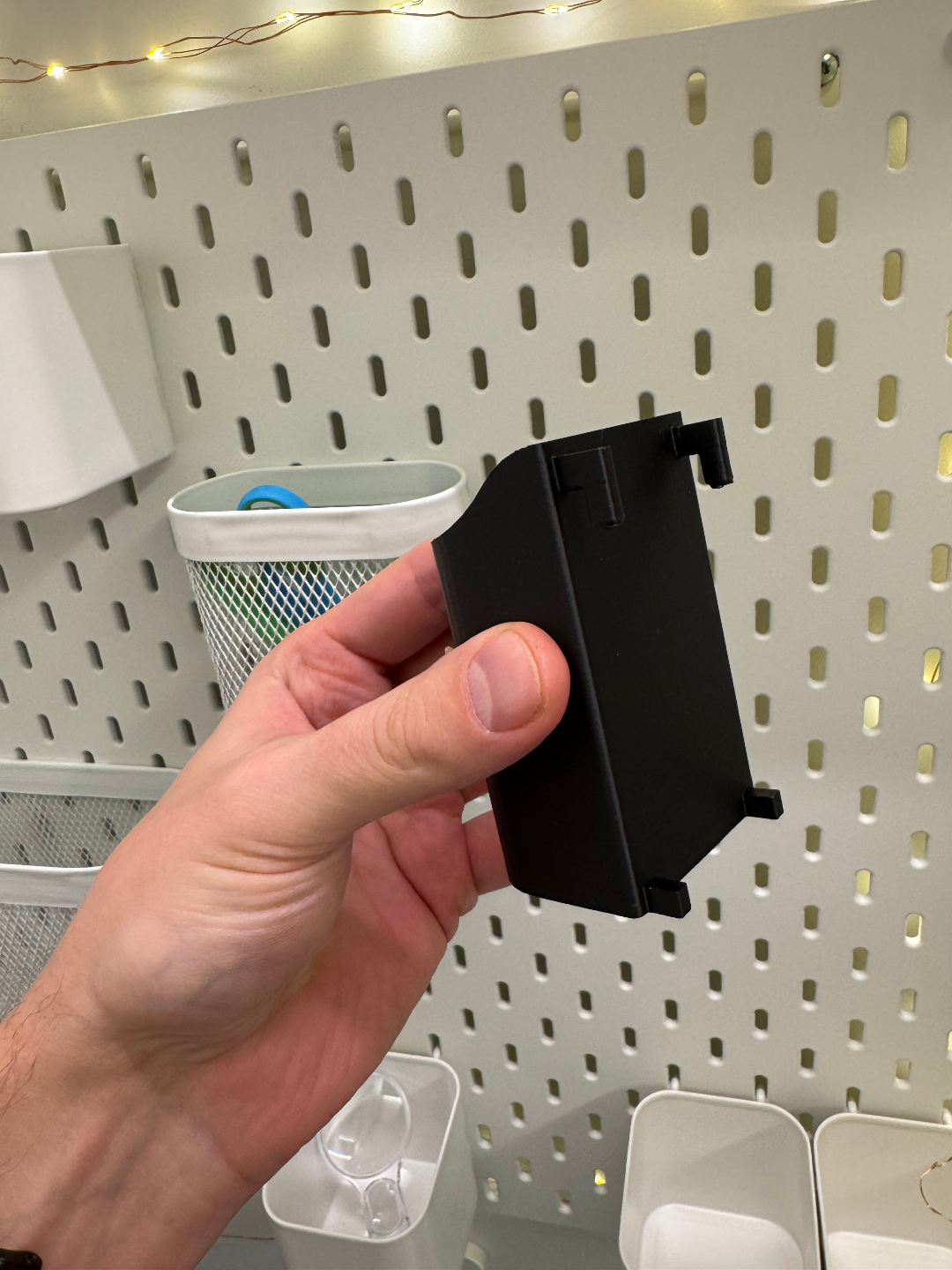 Tool holder for IKEA SKADIS Pegboard