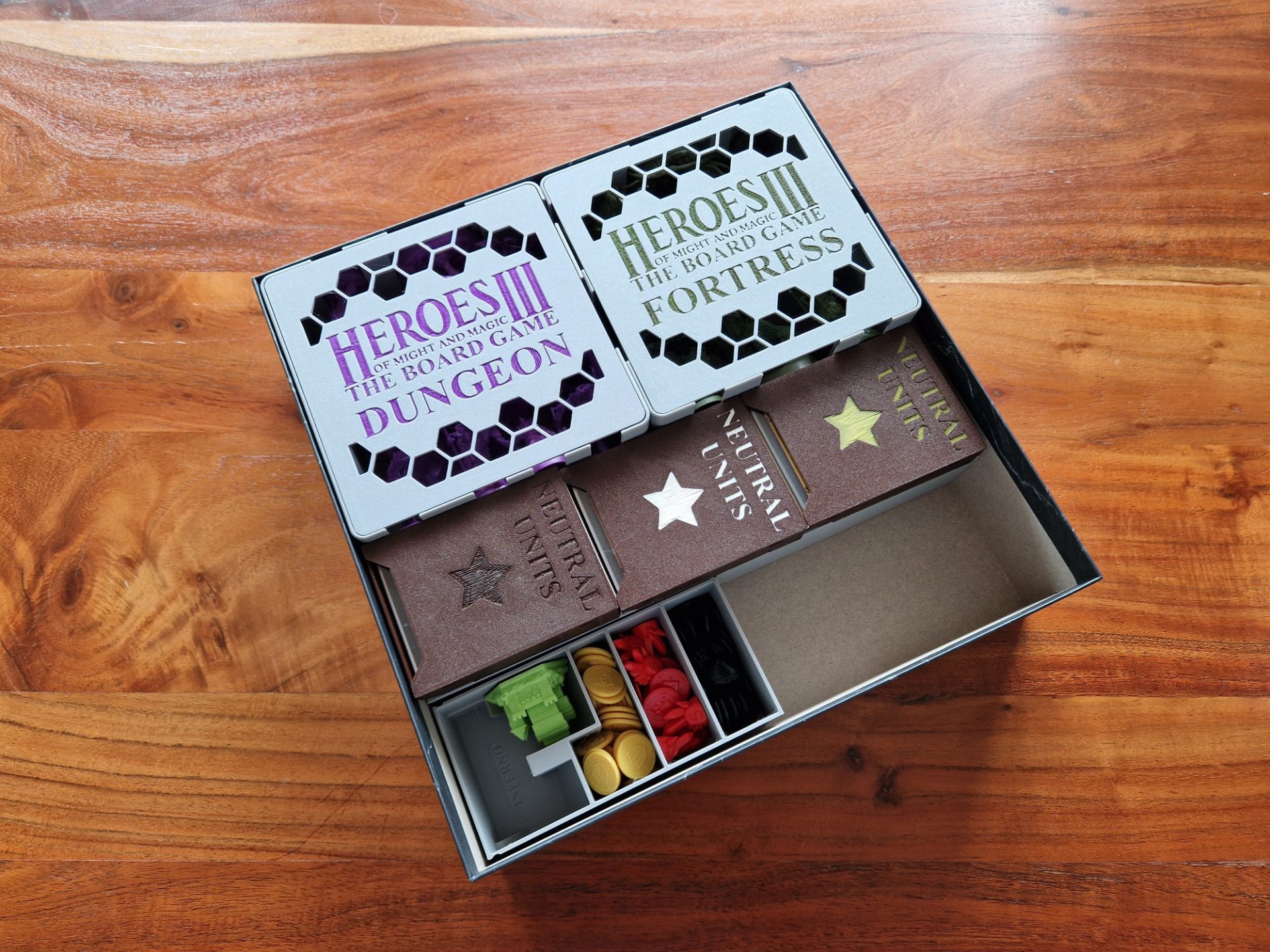 Stretch Goal organizers for Heroes 3 Board Game