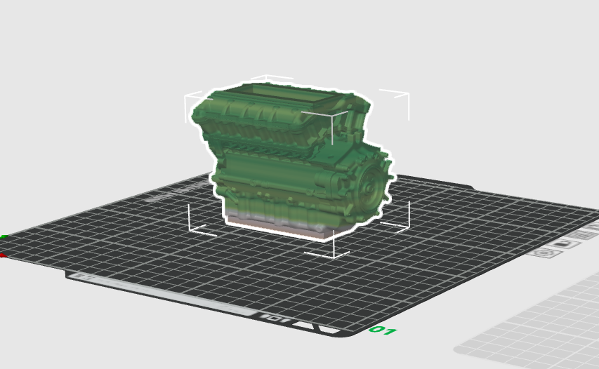Mechanical Engine Business Card Stand